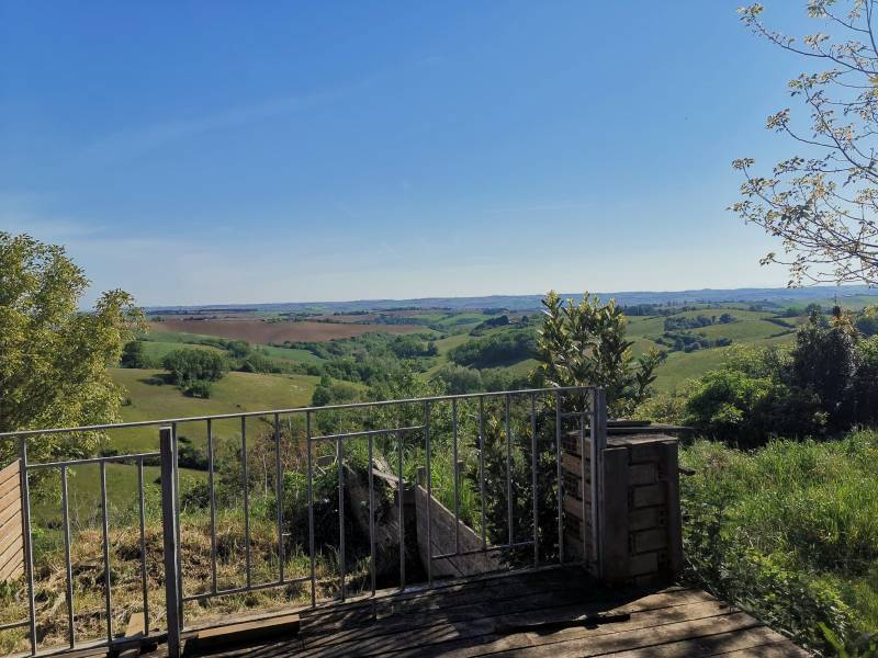 vue sur côteaux du Volvestre