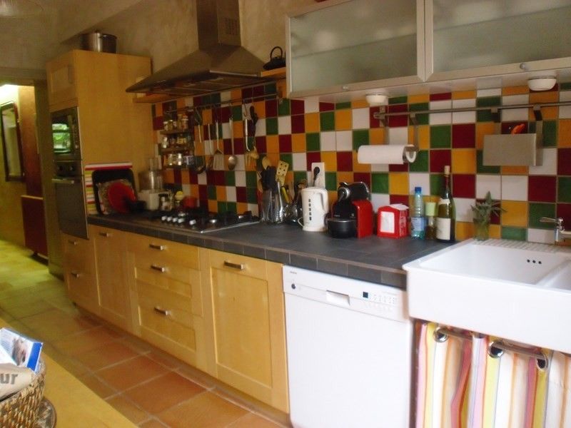 Maison 5 Vallée de la Lèze, Lézat 09210, sud de Toulouse, maison de village ancienne rénovée avec patio